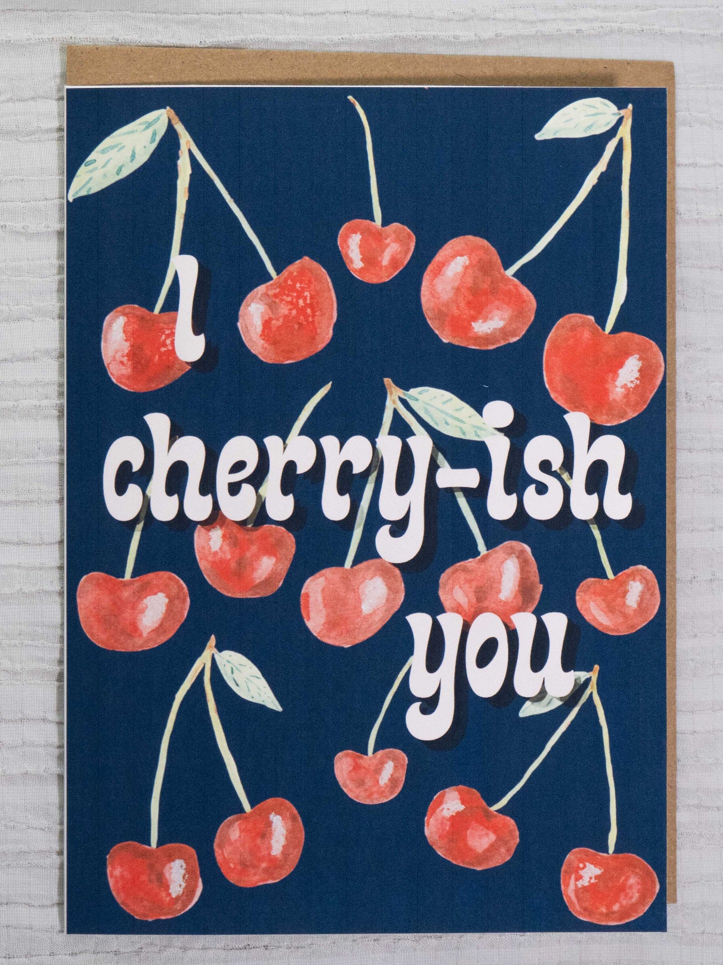 Small Greeting Card Set | Watercolor Art Cards | Set of 3 Punny Fruit Cards | Summer, Spring & Everyday Cards