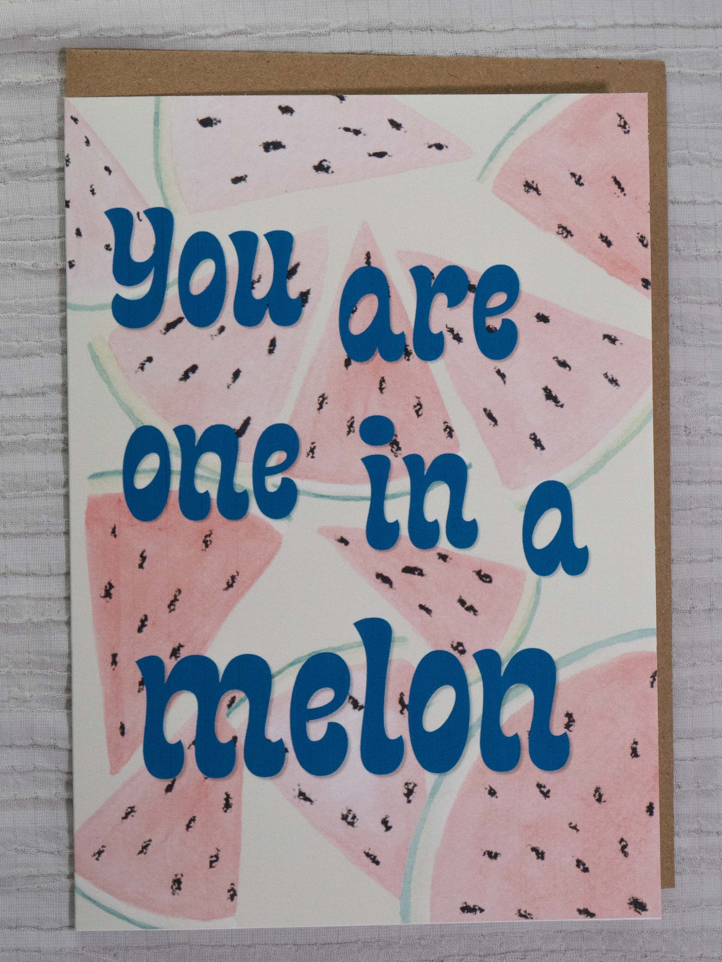 Small Greeting Card Set | Watercolor Art Cards | Set of 3 Punny Fruit Cards | Summer, Spring & Everyday Cards