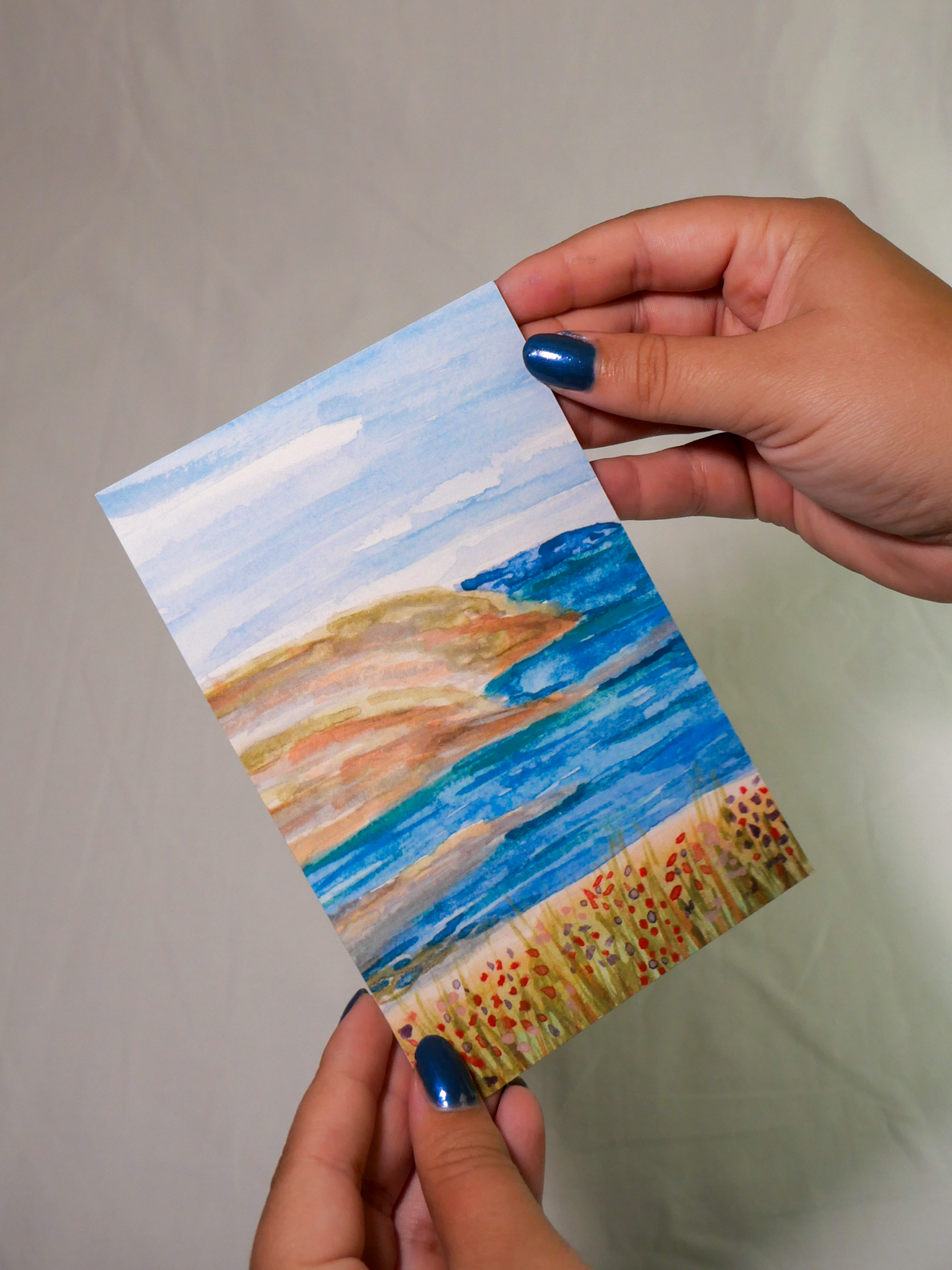 Coastal Landscape Postcard