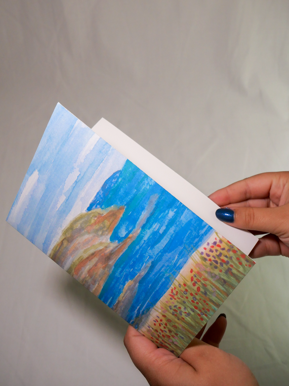 Coastal Landscape Greeting Card