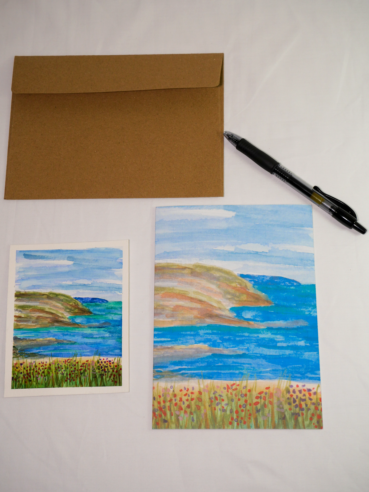 Coastal Landscape Greeting Card