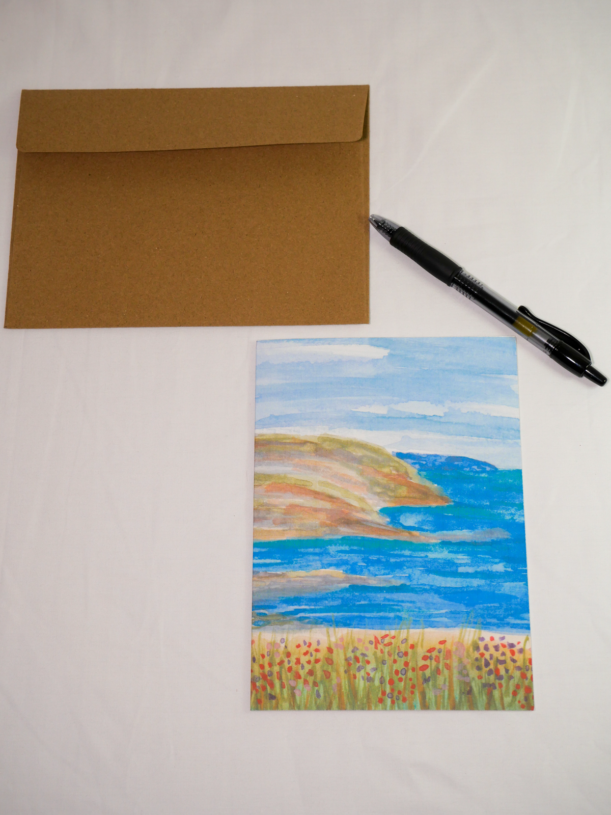 Coastal Landscape Greeting Card
