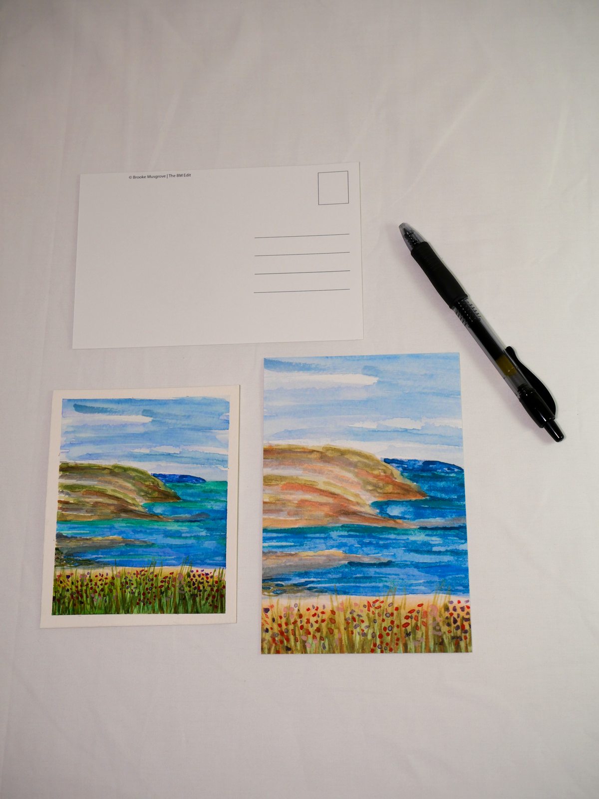 Coastal Landscape Postcard