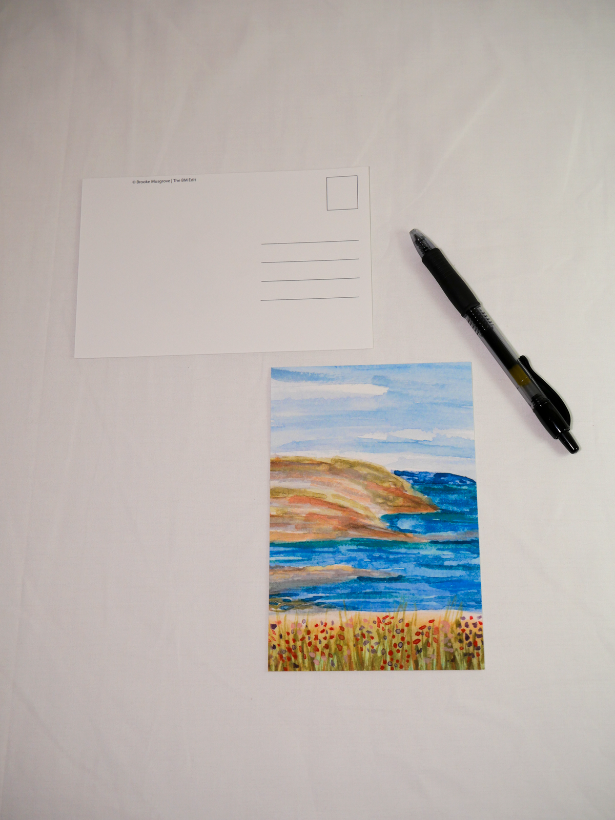 Coastal Landscape Postcard