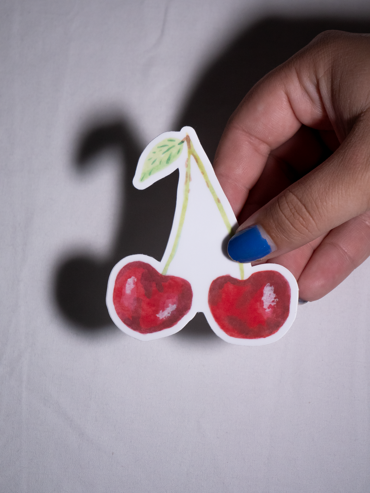 Cherry Matte Vinyl Sticker