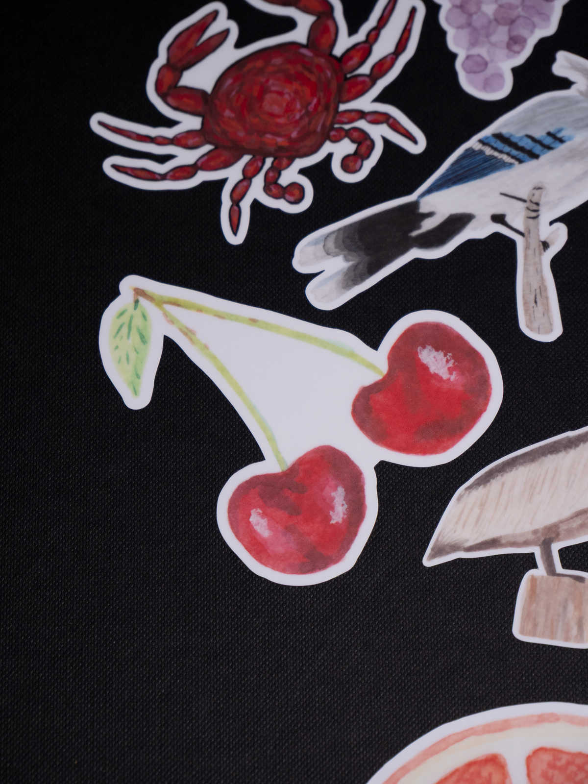 Cherry Matte Vinyl Sticker